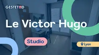 GESTETUD R&eacute;sidence &eacute;tudiante Le Victor Hugo visite virtuelle Studio confort 18 m&sup2;