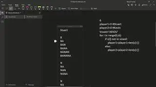 HackerRank Python Problem No9 || Sub String|| The Minion Game