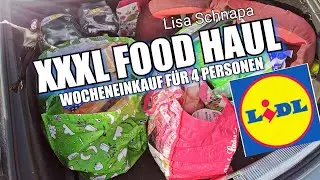 XXXL FOOD HAUL | LIDL | WOCHENEINKAUF | ESSENSPLAN | ANGEBOTE | Lisa Schnapa