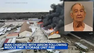 Man charged with arson after allegedly starting fire in storage unit to stay warm