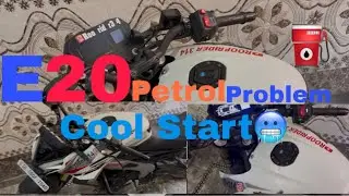 Pulsar ns400z E20 petrol cool start problem⛽️#trendingvlog 