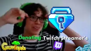 DONATING WLS TO A RANDOM GROWTOPIA TWITCH STREAMER!!!