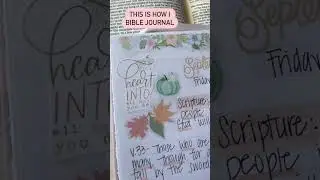 Easy way to Bible Journal
