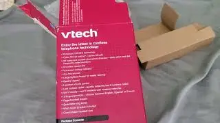 VTech Cordless Phone Unboxing and Setup