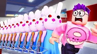 Can You Beat 10 PIGGY BOTS!? (PIGGY HOSPITAL)