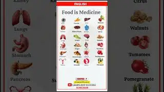 🧠 Food is Medicine | Learn English with Healthy Vocabulary | Learn and Success