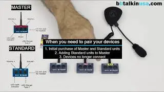 How to Pair Bbtalkin Master and Standard Bb 3.0 Units Together