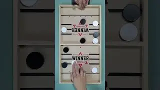 Intense Fast Sling Puck Battle: Foosball Winner Gameplay😂  #fun #puzzle #partygames #games #funny