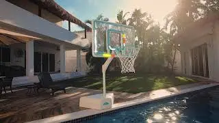 Splash and Shoot Clear Pool Basketball Hoop - Dunn-Rite Products