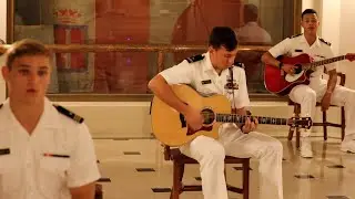 Members of USNA Glee Club: 