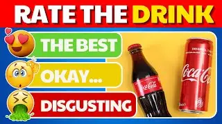 Rate Your Drinks - Drink Tier List -  Rate the Drinks, Juices & Sodas! 🥤🧃🥛 @DonkeyQuiz1