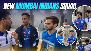 Meeting The New Mumbai Indians Squad Of IPL 2025 💙 | Vlog 91 @MumbaiIndians