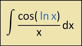 How to integrate cos(ln(x))/x