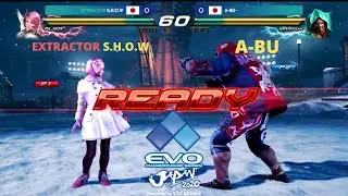EVO Japan 2020 | EXTRACTOR S.H.O.W ( ALISA ) vs A-BU ( MARDUK , GIGAS ) | Tekken 7