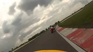 Slovakiaring 2014 Honda CBR600 crash