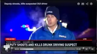 DUI Shooting: DUI suspect points a gun at police officer and gets shot