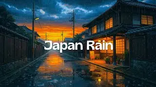 Rainy Japanese Neighborhood 🌧️ Chill Lofi Radio for Study & Sleep
