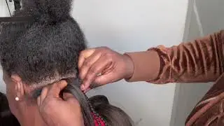 Ghana conrow hair #blackhair #braids #fyp 