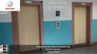 [ALL GONE, Last Ride] Schindler 300 P Service Lifts - Gading Riverview, Jakarta
