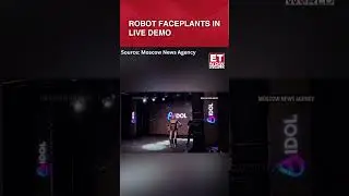 Russian Humanoid Robot Collapses Face First During Stage Showcase #shorts #robot