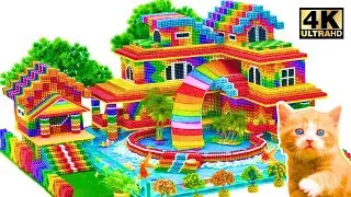 Build Beautiful Mini Villa House Has Infinity Swimming Pool For My Hermit Crab From Magnetic Balls