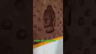 Reverse 3d picture of Lord Buddha
