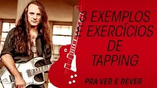 3 exemplos e exercícios de tapping/two hands (aprenda a tocar guitarra)