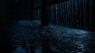 Dark Cozy Cabin Rain Sounds &ndash; Heavy Rain on Roof for Relaxation, Sleep & Focus 🌙🌧️