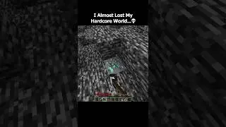 Minecraft Hardcore World Meme...🤯