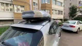 Haval F7 установка рейлингов АПС, багажника и автобокса