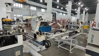 YAWEI - Punch & bend combo system  ( 亚威 - 冲压、折弯自动加工单元)