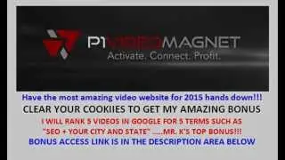 P1 Video Magnet Demonstration | BEST 500 Bonus