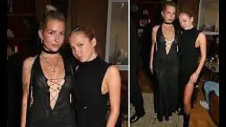 Braless Lottie Moss STUNS in Plunging Gown at Niece Lila's 22nd Birthday Bash
