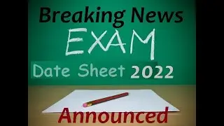 IX X Date Sheet 2022 Announced