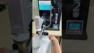 Automatic Valve Applicator, good for sealing the coffee valve into the coffee bags#machine #factory