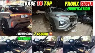 2026 FRONX BASE TO TOP MODIFICATION ₹40000 में ✅FRONX MODIFIED✅FRONX LUXURIOUS INTERIOR💥NEXA GENUINE