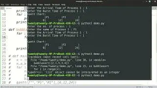 [2/5] SPPU SPOSL - FCFS CPU Scheduling - Python