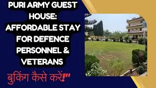 Puri Army Guest House: Defence Personnel aur Veterans ke liye Sabse Sasta aur Best Stay! #fauji#puri
