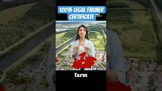 100% Legal Farmer Certificate | Official Proof of Farming Rights