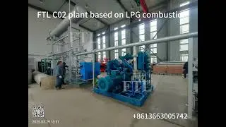 CO2 Generating Plant Based on Combustion Natural Gas Diesel Oil LPG for Good Grade Lco2