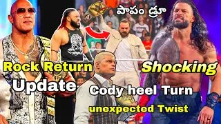 Roman vs Cody 3 Rock return 2026...?Cody Rhodes Heel Turn plans,Jacob fatu cost drewmcintyre 