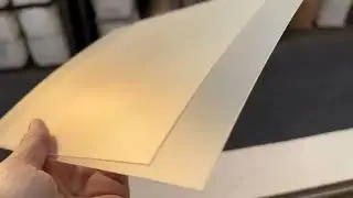 UV Resistant Matte Translucent Light Diffuser Rigid PVC Sheet Film for Lampshade