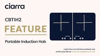 Portable Double Induction Hob with Touch Control CBTIH2 & CUTIH2//Feature
