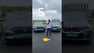 Mercedes Benz EQA vs BMW iX1: Part 2