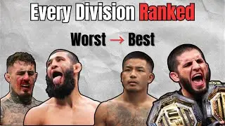 How Strong is Each UFC Weight Class? (Tier List)