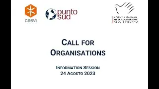 INFO SESSION | Zero in Condotta