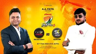 MATCH 3  | CIEL STRIKERS VS SK INFRA  | APL 2026 | SEASON 13 | DAY 2