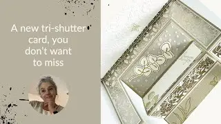 Beautiful tri-shutter  card variation.
