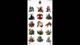 Fantasy Characters - iMessage Sticker Pack