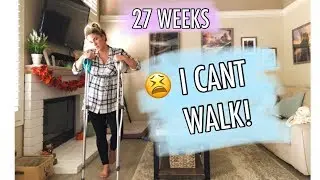 PLANTAR FASCIITIS- I CAN'T WALK!! | Pregnancy Update